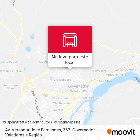 Av. Vereador José Fernandes, 367 mapa