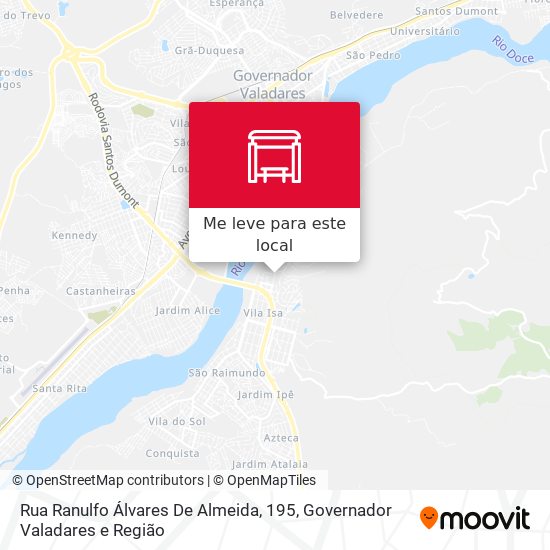 Rua Ranulfo Álvares De Almeida, 195 mapa