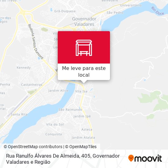 Rua Ranulfo Álvares De Almeida, 405 mapa
