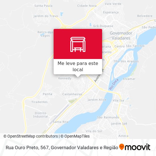 Rua Ouro Preto, 567 mapa