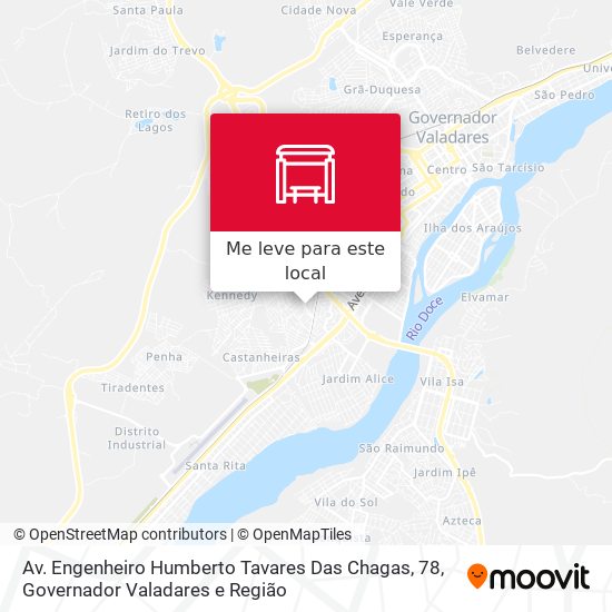 Av. Engenheiro Humberto Tavares Das Chagas, 78 mapa