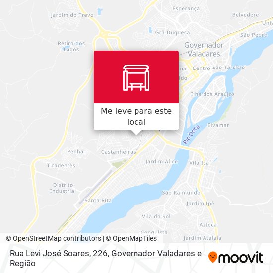 Rua Levi José Soares, 226 mapa