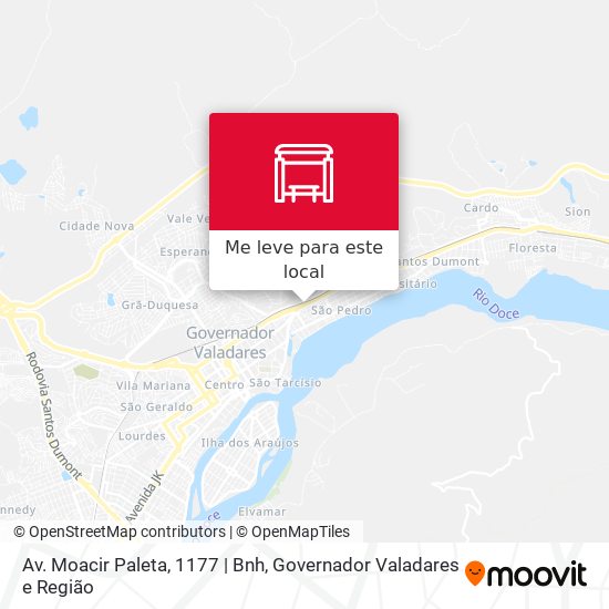 Av. Moacir Paleta, 1177 | Bnh mapa