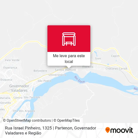 Rua Israel Pinheiro, 1325 | Partenon mapa