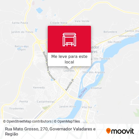 Rua Mato Grosso, 270 mapa