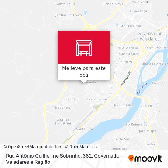 Rua Antônio Guilherme Sobrinho, 382 mapa