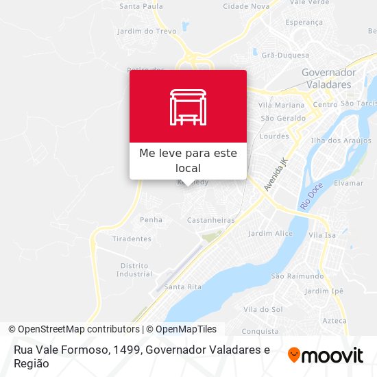 Rua Vale Formoso, 1499 mapa