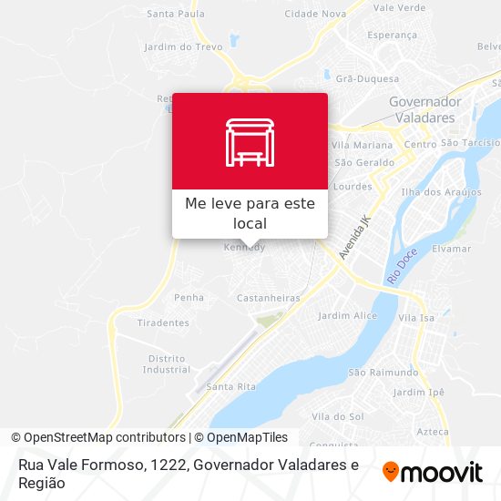 Rua Vale Formoso, 1222 mapa