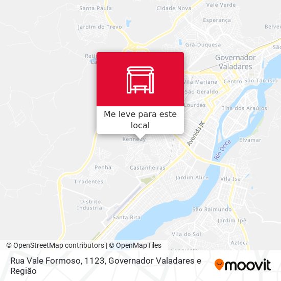 Rua Vale Formoso, 1123 mapa