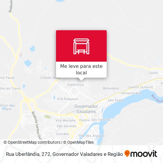 Rua Uberlândia, 272 mapa