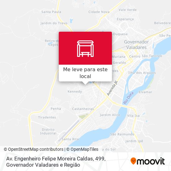 Av. Engenheiro Felipe Moreira Caldas, 499 mapa