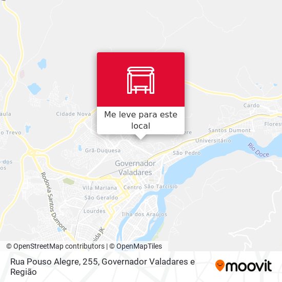 Rua Pouso Alegre, 255 mapa