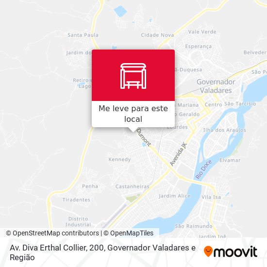 Av. Diva Erthal Collier, 200 mapa