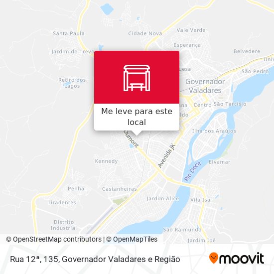 Rua 12ª, 135 mapa
