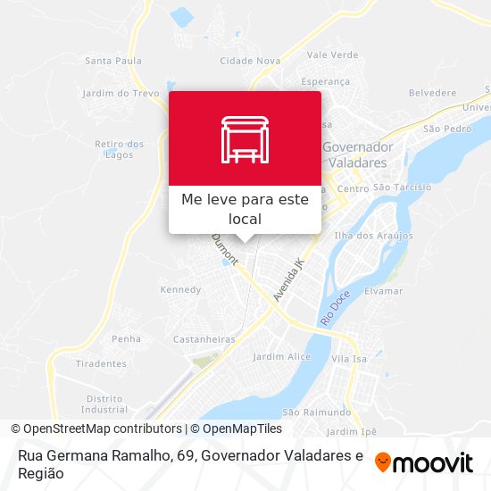 Rua Germana Ramalho, 69 mapa