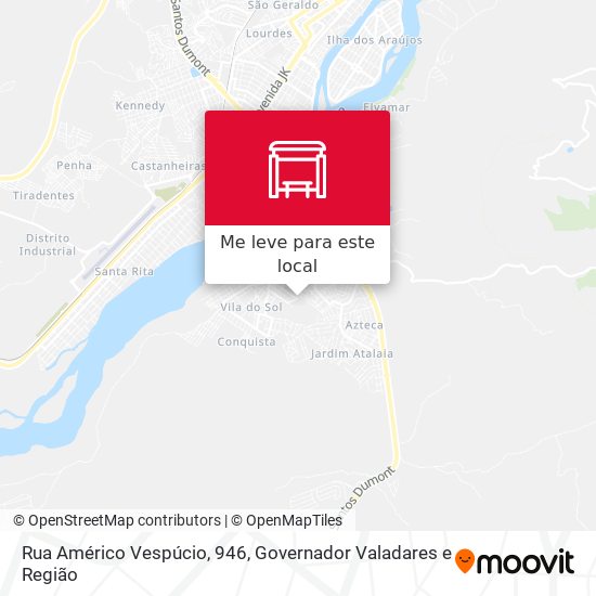 Rua Américo Vespúcio, 946 mapa