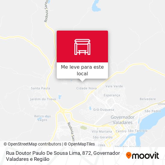 Rua Doutor Paulo De Sousa Lima, 872 mapa