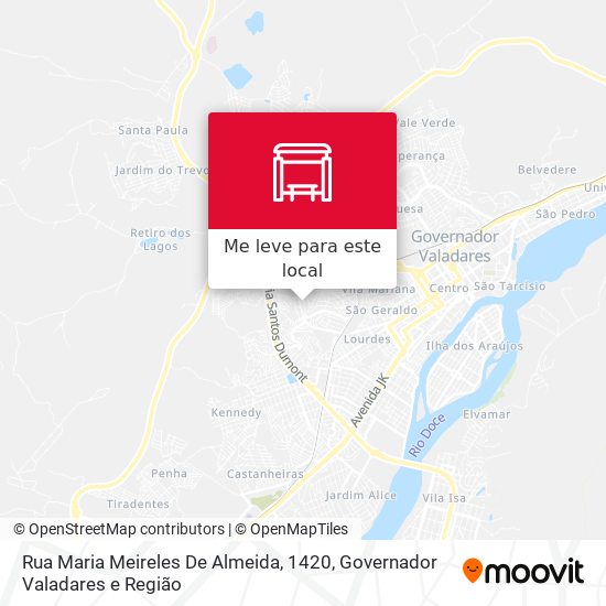Rua Maria Meireles De Almeida, 1420 mapa