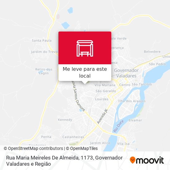 Rua Maria Meireles De Almeida, 1173 mapa