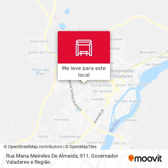 Rua Maria Meireles De Almeida, 911 mapa