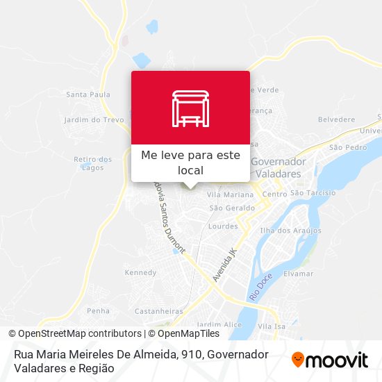 Rua Maria Meireles De Almeida, 910 mapa
