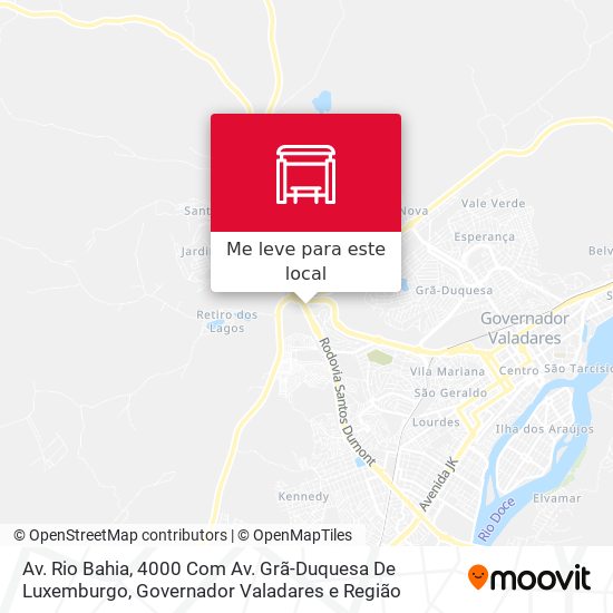 Av. Rio Bahia, 4000 Com Av. Grã-Duquesa De Luxemburgo mapa