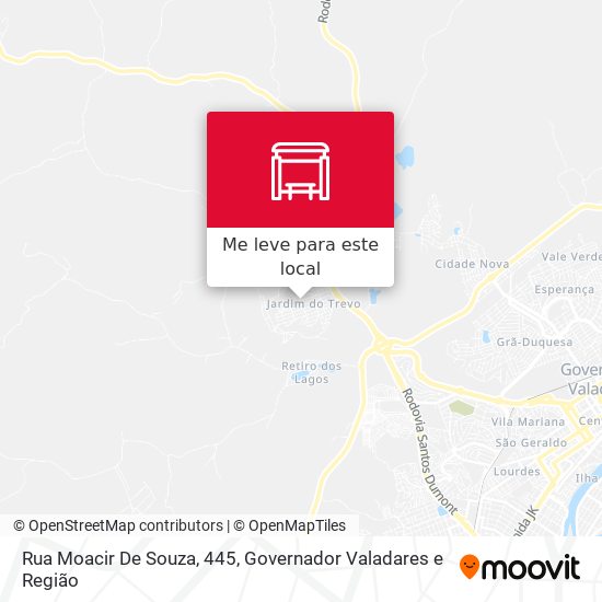 Rua Moacir De Souza, 445 mapa