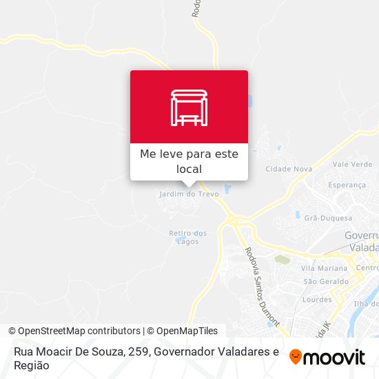Rua Moacir De Souza, 259 mapa