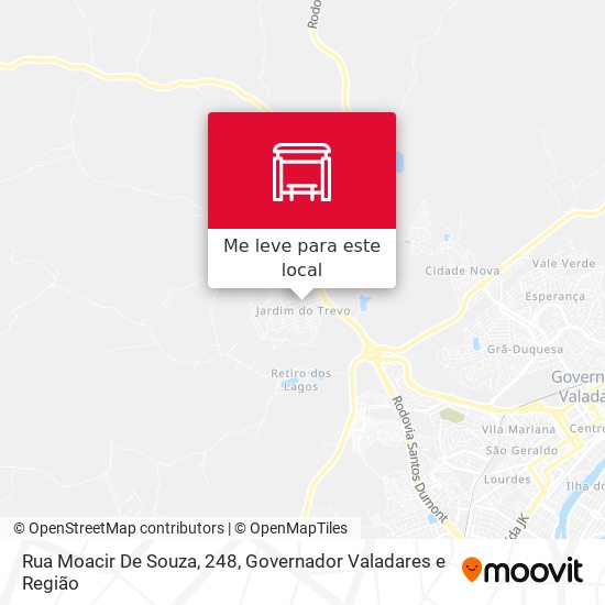 Rua Moacir De Souza, 248 mapa