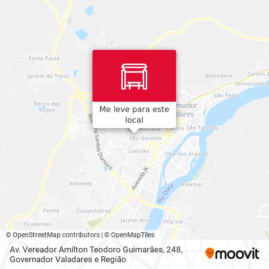 Av. Vereador Amílton Teodoro Guimarães, 248 mapa