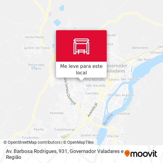 Av. Barbosa Rodrigues, 931 mapa