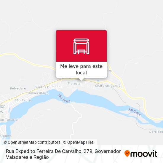 Rua Expedito Ferreira De Carvalho, 279 mapa