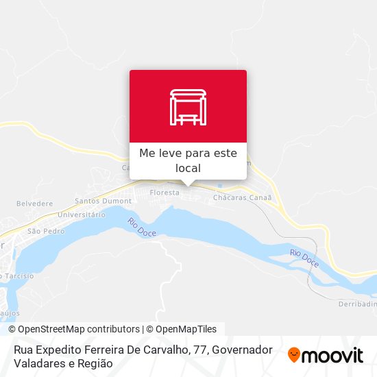 Rua Expedito Ferreira De Carvalho, 77 mapa