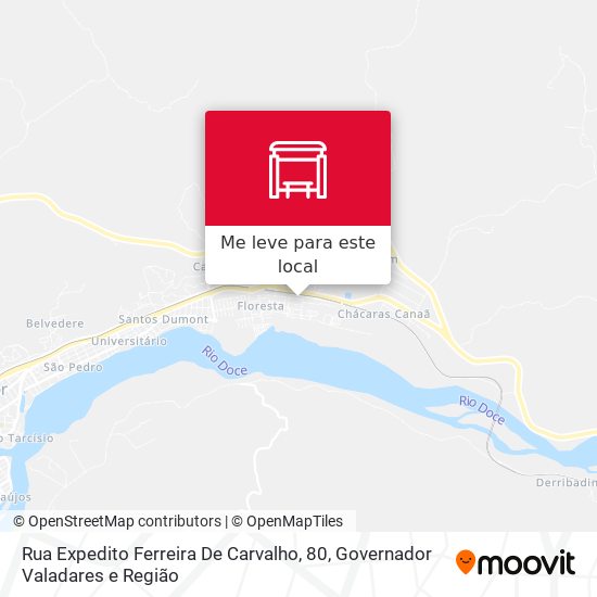 Rua Expedito Ferreira De Carvalho, 80 mapa