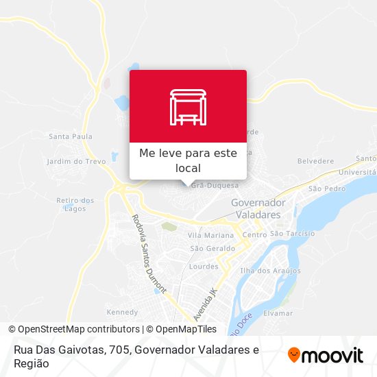 Rua Das Gaivotas, 705 mapa