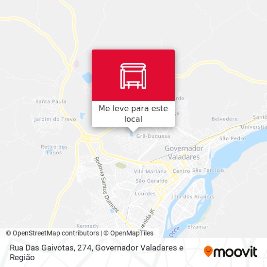 Rua Das Gaivotas, 274 mapa