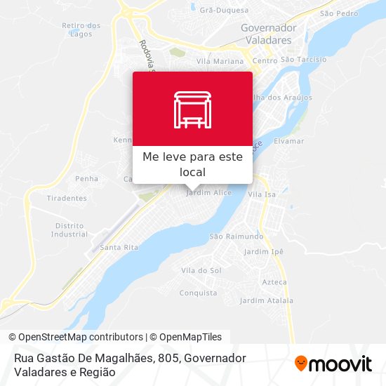 Rua Gastão De Magalhães, 805 mapa