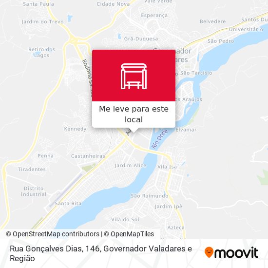 Rua Gonçalves Dias, 146 mapa