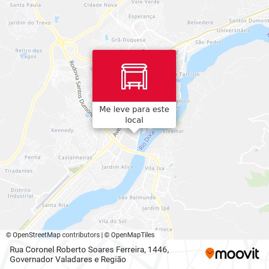 Rua Coronel Roberto Soares Ferreira, 1446 mapa