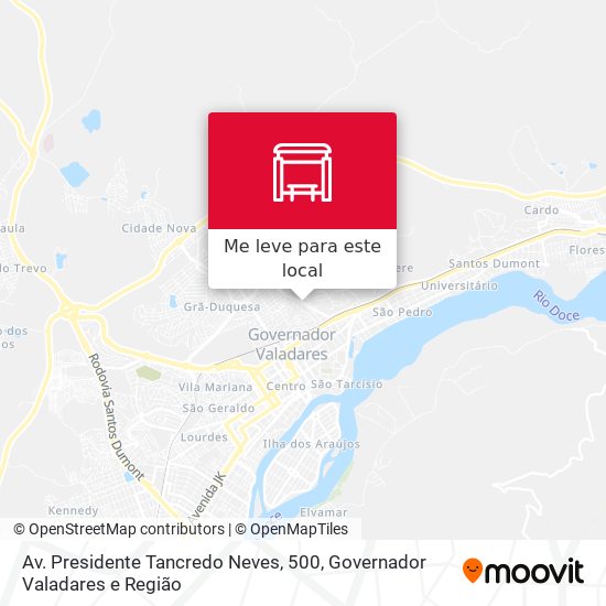 Av. Presidente Tancredo Neves, 500 mapa