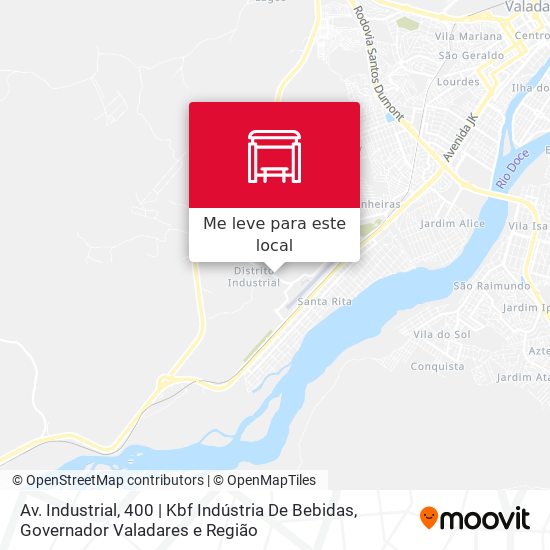 Av. Industrial, 400 | Kbf Indústria De Bebidas mapa