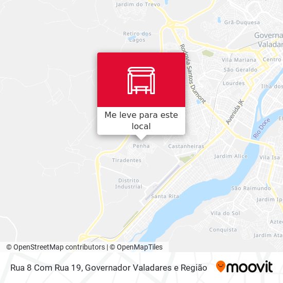 Rua 8 Com Rua 19 mapa