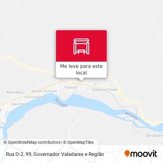 Rua O-2, 99 mapa