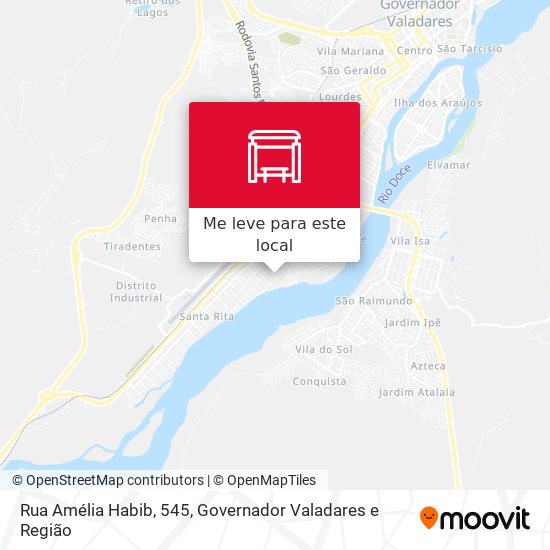 Rua Amélia Habib, 545 mapa