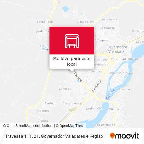 Travessa 111, 21 mapa