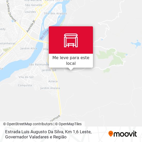 Estrada Luís Augusto Da Silva, Km 1,6 Leste mapa