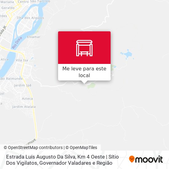 Estrada Luís Augusto Da Silva, Km 4 Oeste | Sítio Dos Vigilatos mapa