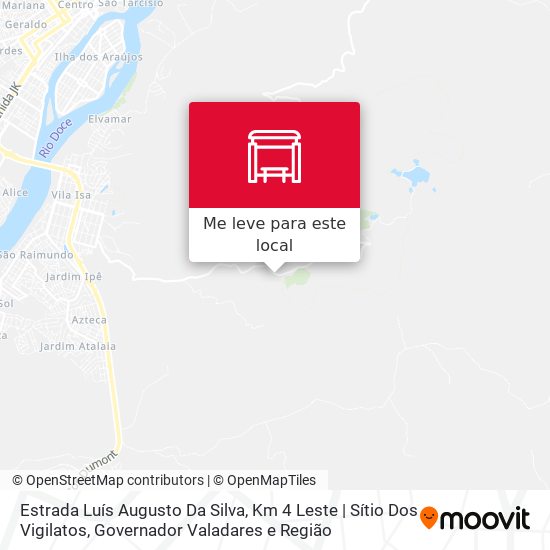 Estrada Luís Augusto Da Silva, Km 4 Leste | Sítio Dos Vigilatos mapa