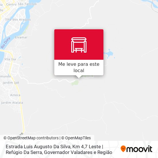 Estrada Luís Augusto Da Silva, Km 4,7 Leste | Refúgio Da Serra mapa