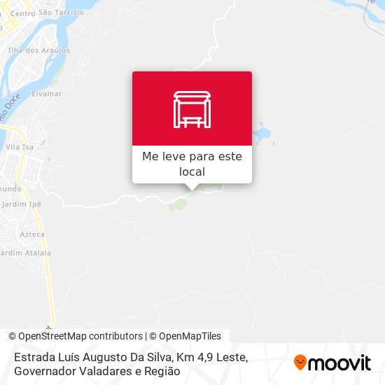 Estrada Luís Augusto Da Silva, Km 4,9 Leste mapa